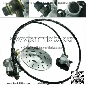Hydraulic Brake Caliper Assembly Rear Braking Disc Rotor Sets For ATV Go Karts