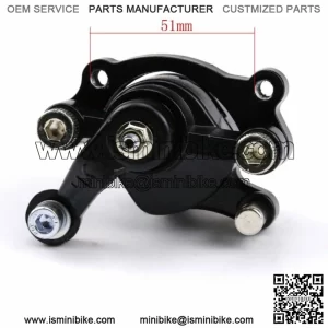 Front Disc Brake Caliper Pads For 47cc 49cc Mini Pocket Dirt Bike Quad Scooter