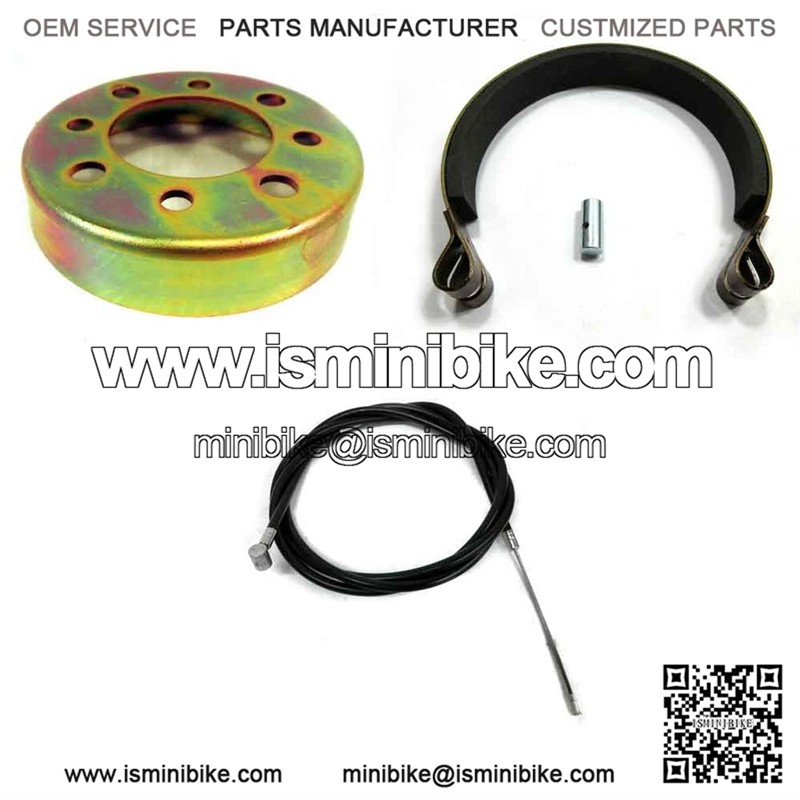 4" Band Brake Drum Kit w/cable Go Karts Mini Bikes Drift Trike