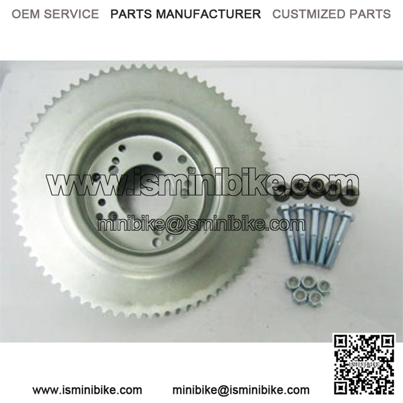 72 Tooth 35 Chain Sprocket 4-1/2" Drum for Astro Wheel w/ Hardware
