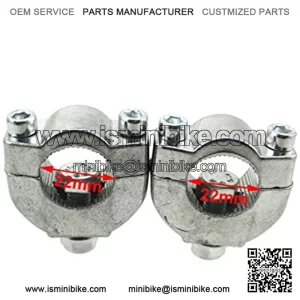 Handlebar Bar Risers Mount Bracket Clamp For 47cc 49cc Mini Dirt Bike