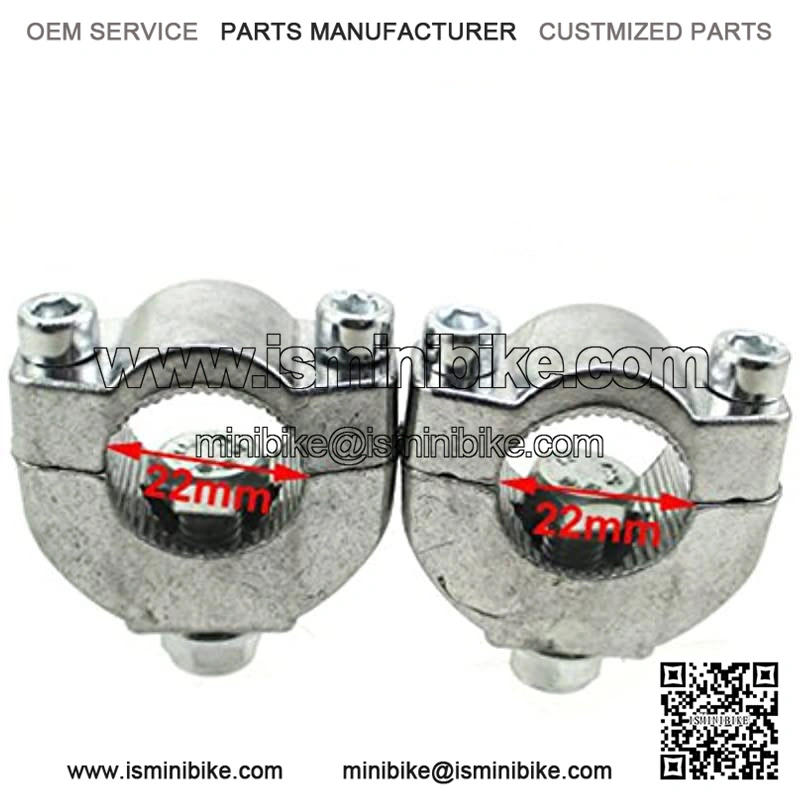 Handlebar Bar Risers Mount Bracket Clamp For 47cc 49cc Mini Dirt Bike