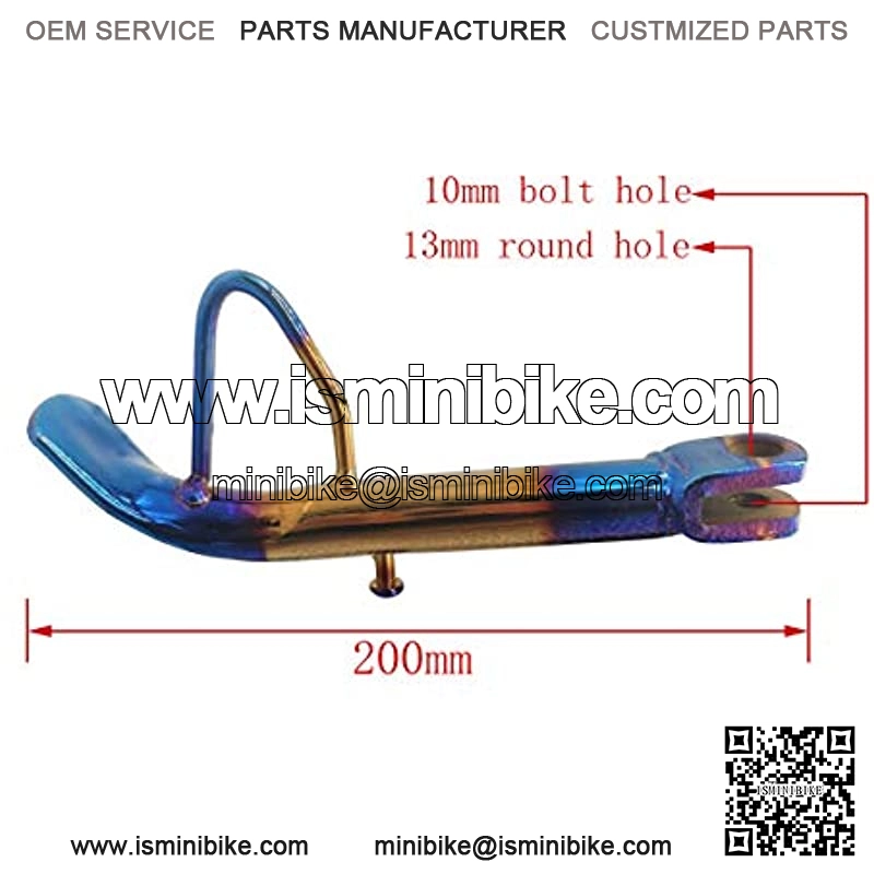Universal Motorcycle Kickstand Modified Foot Side Stand for Motor Scooter Mini Bikes Most Motorcycles (20cm) - Image 3