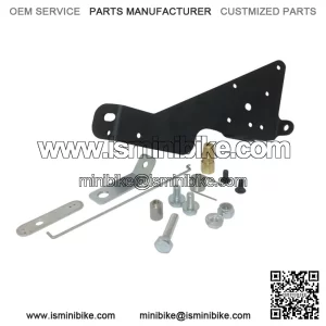 WMS "Half" Clone Top Plate / Throttle Station Black Go Kart Parts Cart