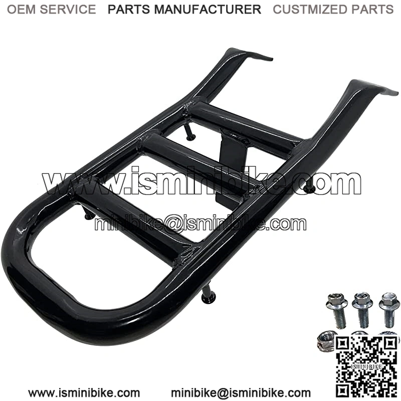 Rear Rack Assembly with Support Draw Bar Set, Bolts and Nuts for The Coleman Powersports CT200U 196cc Mini Bike