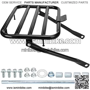 Rear Back Luggage Rack Bracket Behind Carrier Draw Bar Axle Assembly Set for Coleman CT200U Trail 200 CT200U-A CT200U-C CT200U-CAN 196cc 6.5hp Powersports Motor Mini Bike Parts