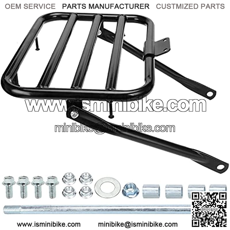 Rear Back Luggage Rack Bracket Behind Carrier Draw Bar Axle Assembly Set for Coleman CT200U Trail 200 CT200U-A CT200U-C CT200U-CAN 196cc 6.5hp Powersports Motor Mini Bike Parts