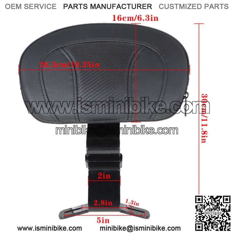 Front Driver Rider Backrest CVO For Touring Road King Glide 2009-2022 - Image 3