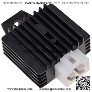 12V 4 Pin DC Voltage Regulator Rectifier for GY6 Engine50cc 60cc 80cc 125cc 150cc Chinese Dirt Bikes Go Karts Gas Scooter ATV Moped