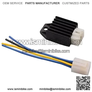 4 Pin 12V AC Voltage Regulator Rectifier with 4 Wires for Motorcycle ATV Moped Scooter Go Kart