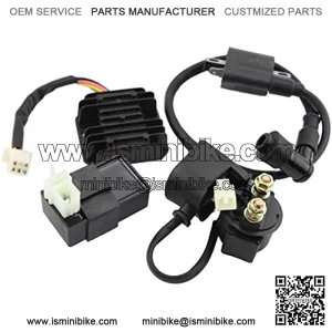 Ignition Coil AC CDI Voltage Regulator Rectifier Relay Kit for CG150cc 200cc 250cc Vertical Engine Chinese ATV