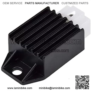 Voltage Regulator Rectifier 4 Pin for Tao Tao ATA-110 DATA135 125 Coolster 110CC ATV 3050B 3050B-2 3050C 3050D Roketa Kazuma Meerkat 50cc Falcon 90cc ATV Quad Howhit 150cc Go Kart