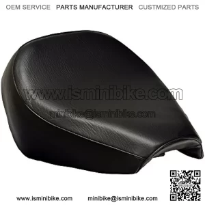 AlveyTech Black Replacement Seat - Fits 196cc 6.5HP Massimo MB200, Baja Heat Warrior MB165 & MB200 Motorsports, Falcon 200, TrailMaster MB200-1, MB200-2, Bennche MB200 Mini Gas Bike