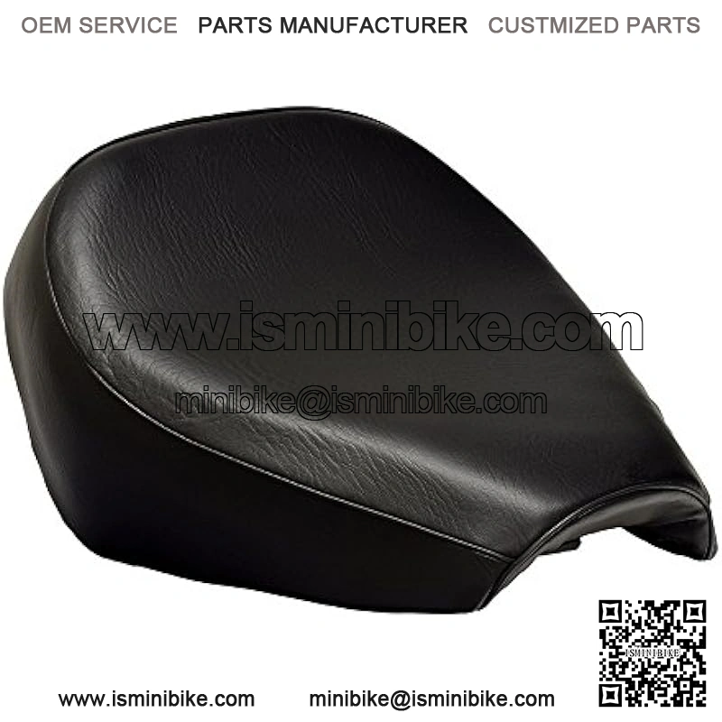 AlveyTech Black Replacement Seat - Fits 196cc 6.5HP Massimo MB200, Baja Heat Warrior MB165 & MB200 Motorsports, Falcon 200, TrailMaster MB200-1, MB200-2, Bennche MB200 Mini Gas Bike