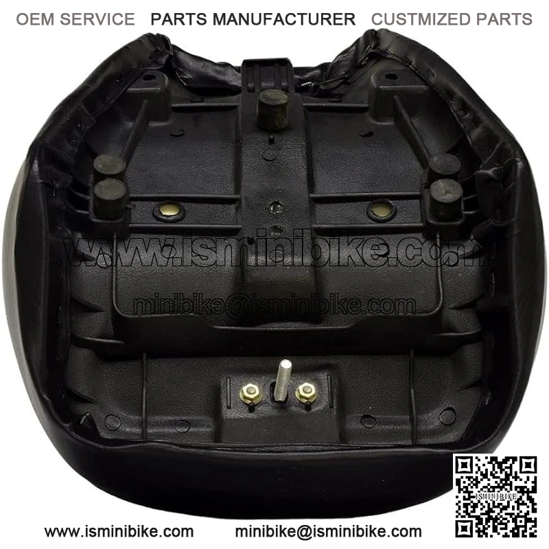 Complete Black Seat For 196cc 6.5HP Massimo MB200, Baja Heat Warrior MB165 & MB200 Motorsports, Falcon 200, TrailMaster MB200-1, MB200-2, Bennche MB200 Mini Gas Bike Falcon Trailmaster Hurricane - Image 2
