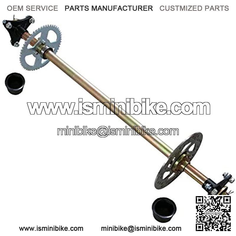 For Go Kart Quad Trike Rear Axle Shaft Assembly Set 740mm