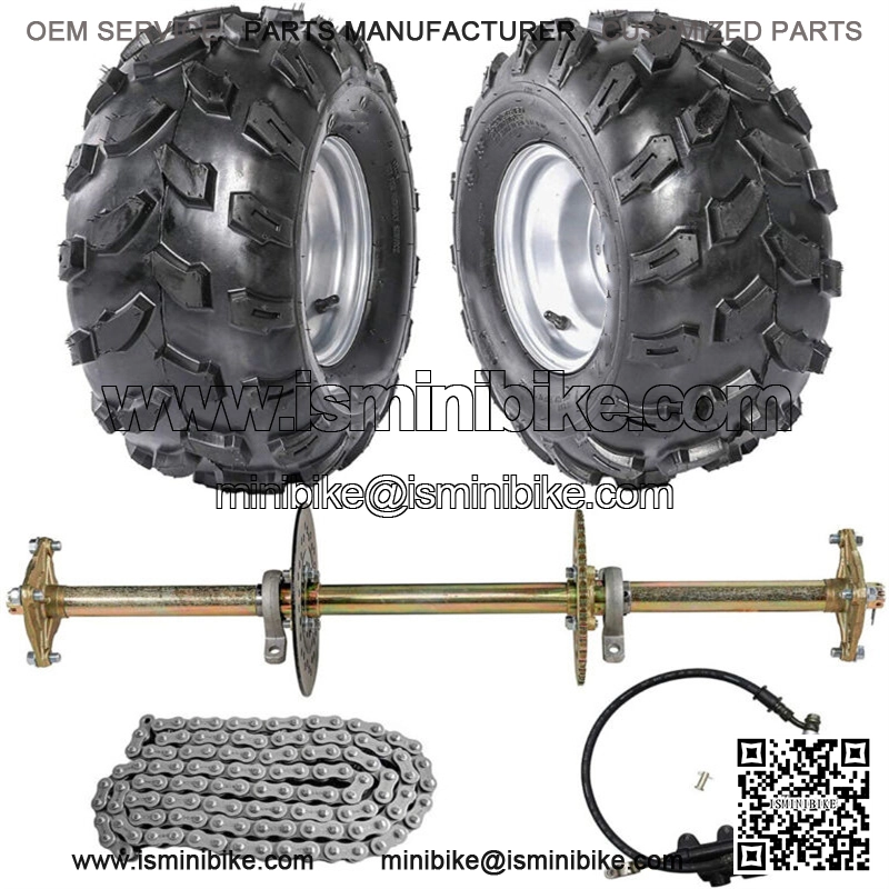 44" Rear Live Axle Kit Complete Wheels For Go Kart Golf Cart ATV Quad Trike Bugg