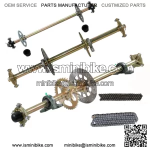 29" 32" 44" Go Kart Rear Live Axle Kit Assembly for ATV Quad Scooter Cart DIY