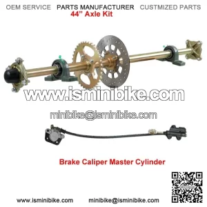 44" Go Kart Rear Live Axle Kit Brake Assembly For 125cc 150cc 200cc ATV Quad UTV
