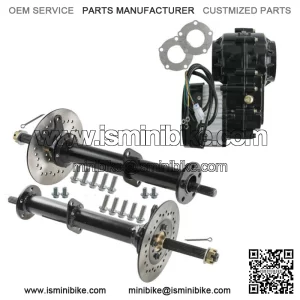 40" Go kart Rear Axle Kit Differential 48V 1000W Electric Brushless Motor fo ATV