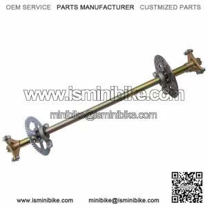 29" ATV Quad Go Kart Rear Live Axle Kit Sprocket Brake Disc Wheel 3 Stud Hub