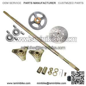 29" Go Kart Live Rear Axle Kit Wheel Hub Fr Boat Cart Drift Trike Mini Quad ATV
