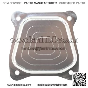 Billet Valve Cover Silver for 212cc Non-hemi Predator/196cc Clone/Honda GX160-GX200 by Coleman