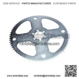 #35 3/8" Pitch 75T 6 holes Sprocket Chain Wheel Drive for Scooter Go-Kart eBike