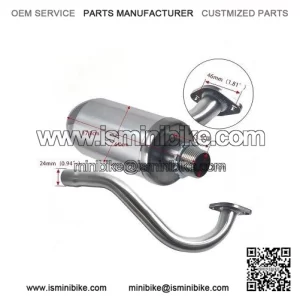 Exhaust Pipe with Muffler New For Honda GX160 GX200 Predator 212cc 196cc CT200U