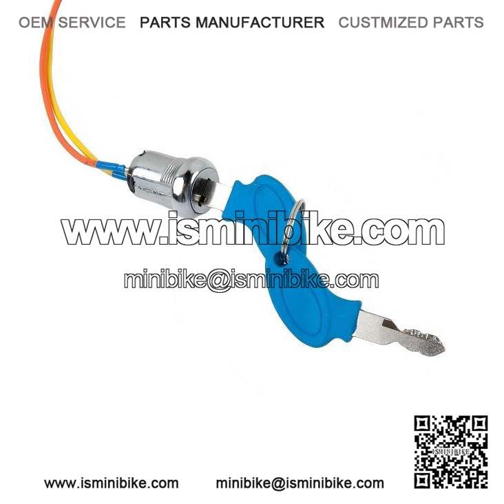 Universal 2 Wire 24/36/48v E-Bike KeyLock Electric Scooter Bike Lock Key Switch - Image 2